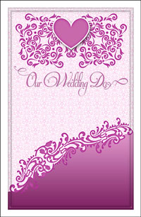 Wedding Program Cover Template 12B - Graphic 4